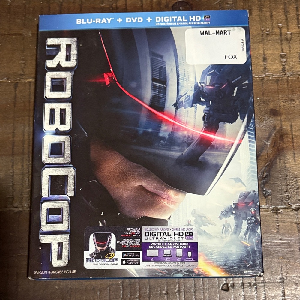 Fox RoboCop Blu-ray DVD Digital HD Combo - Bundle and Save 5/$20